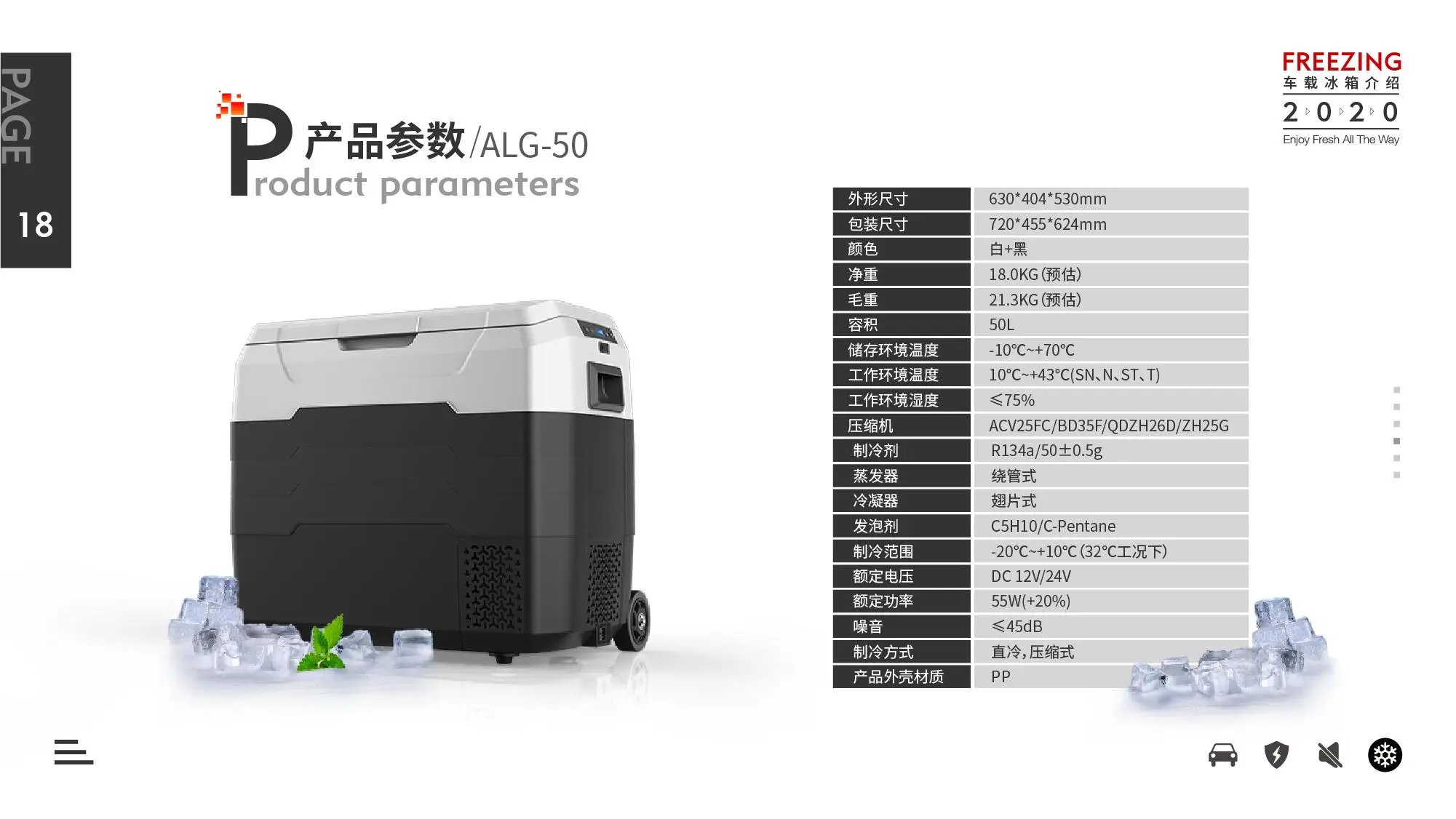 12升冰箱户外展示