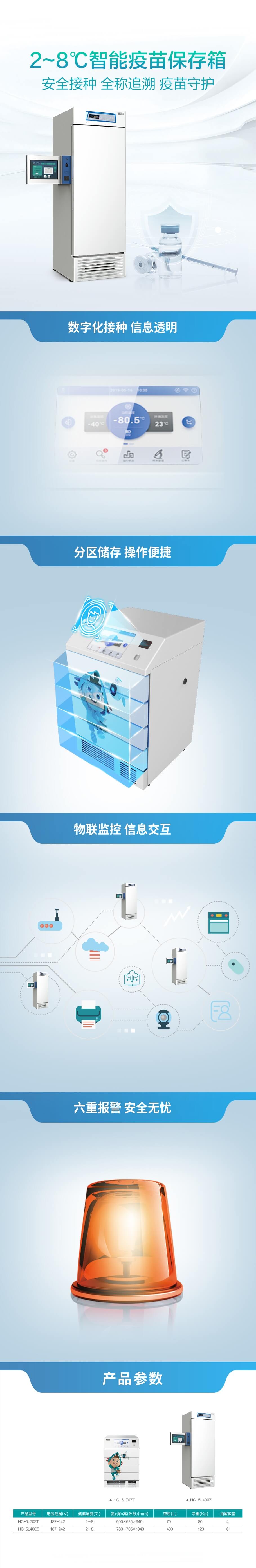 2～8℃智能疫苗保存箱