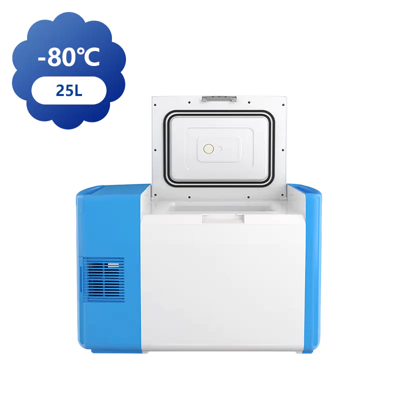 -80℃ 25L超低温车载冰箱车家两用便携运输保温箱冷冻柜疫苗箱